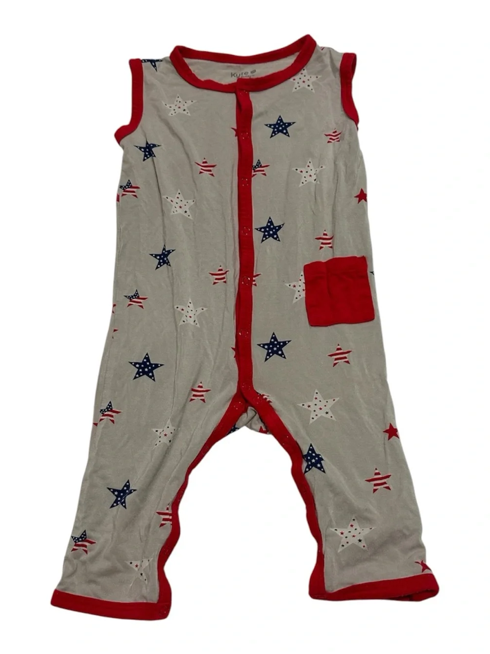 Kyte BABY Infant Sleeveless Liberty Romper